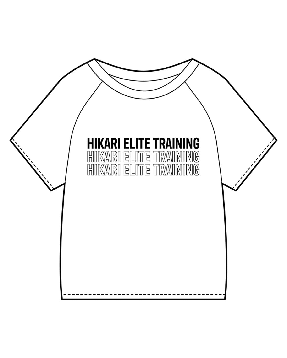 Hikari Kids Core Tee - White Clarity (Stacked Edition)