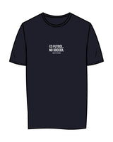 The Womens Tee - Navy - Hikari Elite - Center Chest Stacked & Center Back- Printed - White