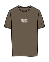 The Womens Tee - Walnut - Hikari Elite - Center Chest Stacked & Center Back - Printed - White