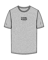The Mens Tee - Heather - Hikari Elite - Center Chest Stacked & Center Back - Printed - Black