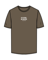 The Mens Tee - Walnut - Hikari Elite - Center Chest Stacked & Center Back - Printed - White