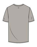 The Mens Tee - Granite - Club Lagree - Center Chest & Back Neckline - Tone on Tone