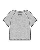 The Kids Tee - Heather - Hikari Elite - Center Chest & Center Back - Printed - Black