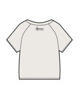 The Kids Tee - Bone - Hikari Elite - Center Chest Stacked & Center Back - Printed - Black