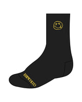 The Crew Sock - Black - Club Lagree - Top & Bottom - Yellow