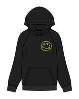The Womens Hoodie - Black - Club Lagree - Left Chest & Back Center Stacked - Full Color