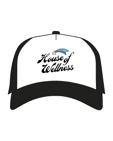 The Foam Trucker - Black / White - Activate House - Center Stacked - Full Color