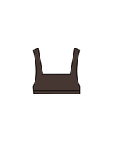 The Box Cut Bra - Cafe - The Vibe - Retail - White