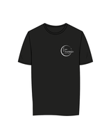 The Womens Tee - Black - Live Inspired - Left Chest - White