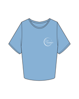 The Crop Tee - Carolina - Live Inspired - Left Chest - White