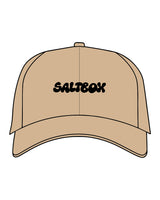 The Dad Hat - Khaki - SaltBox - Front Center & Back - Black