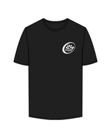 The Mens Tee - Black - 24 Hour Fitness - Left Chest - White