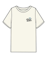 The Mens Heavyweight Tee - Off White - Activate House - Left Chest & Back Stacked - Full Color