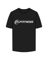 The Mens Tee - Black - 24 Hour Fitness - Center Chest - White