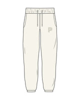 The Womens Classic Sweatpants - Off White - Platform - Left Leg Pocket - Tone on Tone