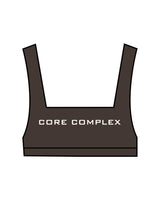 The Box Cut Bra - Cafe - Core Complex - Center Chest & Back Center Icon - White