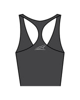 The Racer Tank - Pebble - Core Complex - Center Chest & Back Center - White