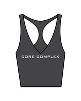 The Racer Tank - Pebble - Core Complex - Center Chest & Back Center - White