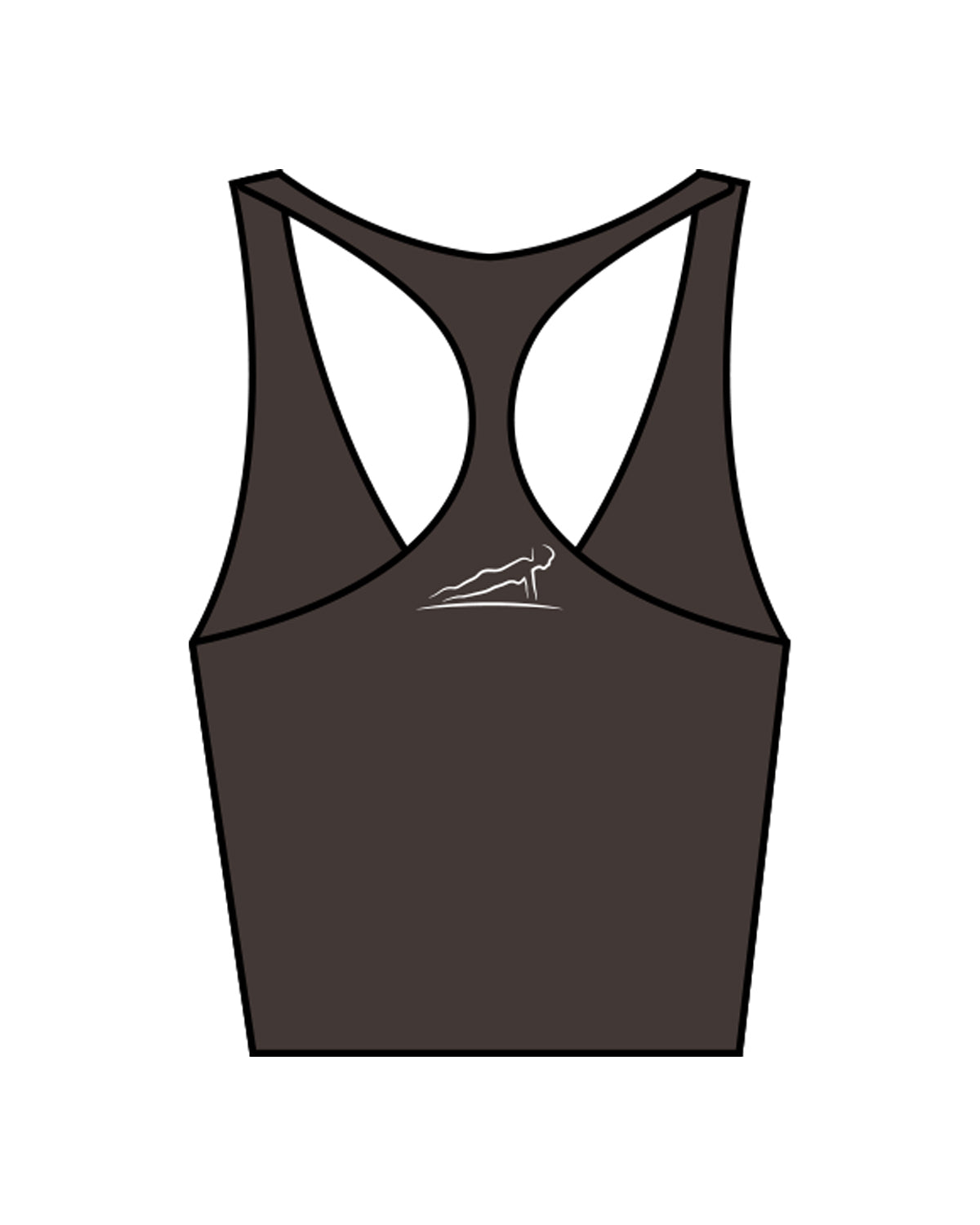 The Racer Tank - Cafe - Core Complex - Center Chest & Back Center - White