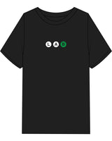 The Mens Heavyweight Tee - Black - Lab - Center Chest - Full Color