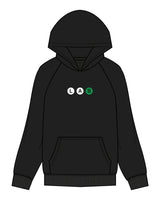 The Mens Hoodie - Black - Lab - Center Chest - Full Color