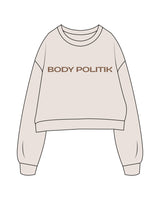 The Studio Crop - Latte - Body Politik - Center Chest - Kraft