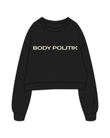 The Studio Crop - Black - Body Politik - Center Chest - Brulee