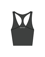 The Racer Tank - Pebble - Instaphysiques - Back Center - White