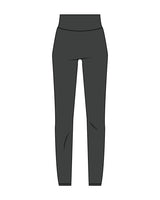 The Basic Legging - Pebble - Instaphysiques - Back Waist - White