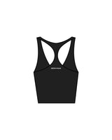 The Racer Tank - Black - Instaphysiques - Back Center - White