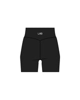 The Basic Short - Black - Lab Lagree - Back Waistband - White