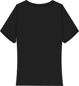 The Baby Tee - Black - Goodlife Chiropractic - Center Chest "GOODLIFE CHIROPRACTIC" - White