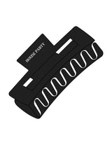 The Claw Hair Clip - Black - Wheel House NY - Top Logo - Printed - White