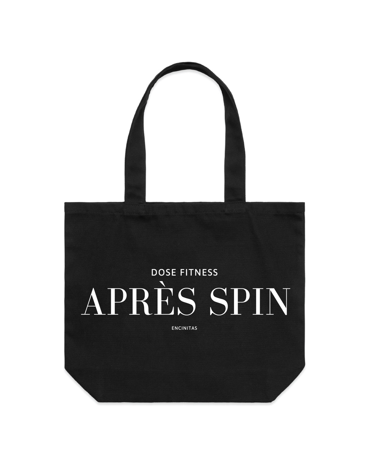 The Tote Bag - Black - Dose - Apres Spin - White