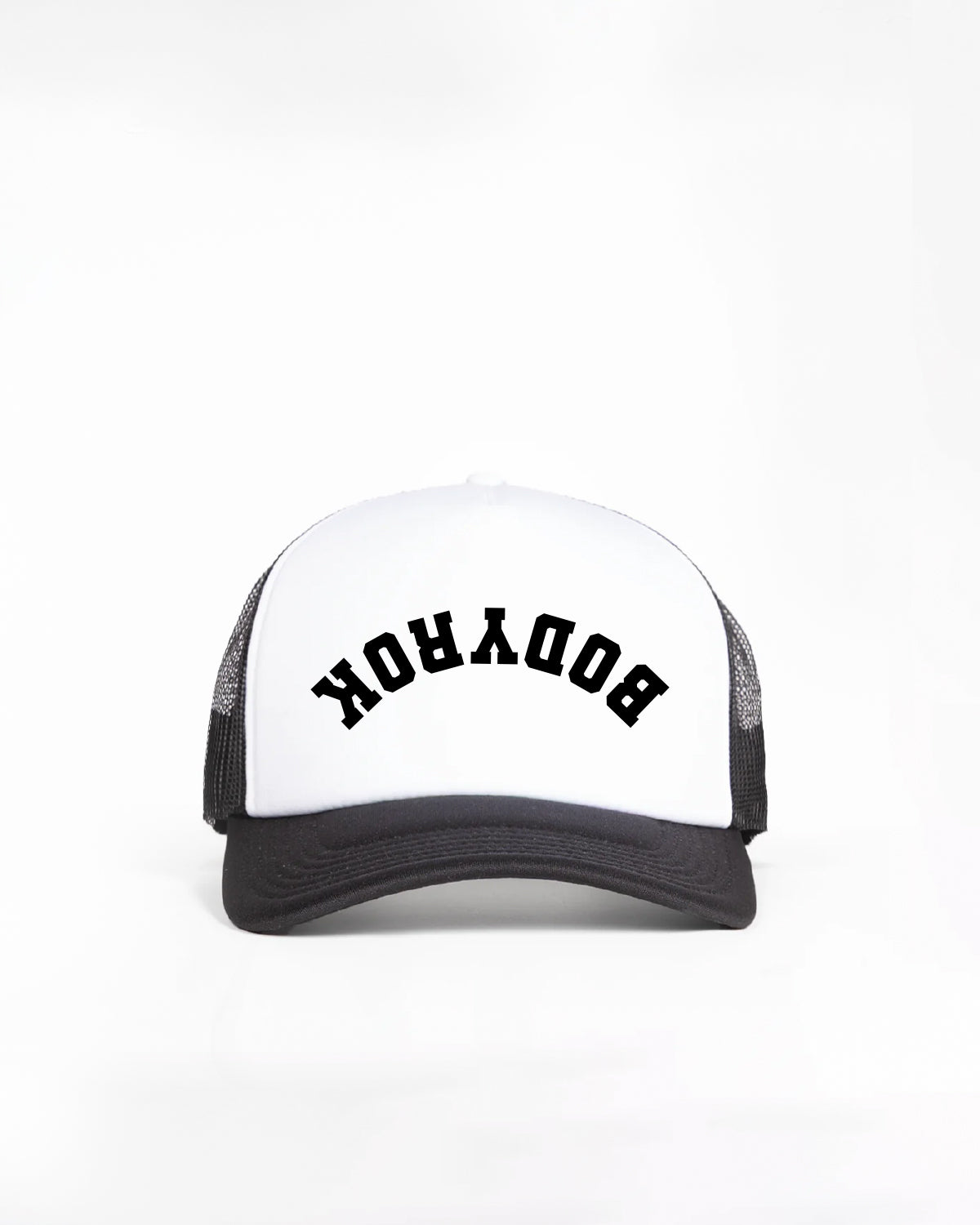 The Foam Trucker - White / Black - BODYROK Employee - Collegiate Inverted 2D Flat Print - Black