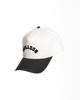 The Canvas Cap - Natural / Black - BODYROK Employee - Collegiate Inverted 3D Puff Embroidery - Black