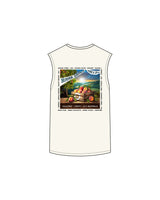The Mens Tank - Off White - HiLo House - Left Chest / Back - Full Color Logos