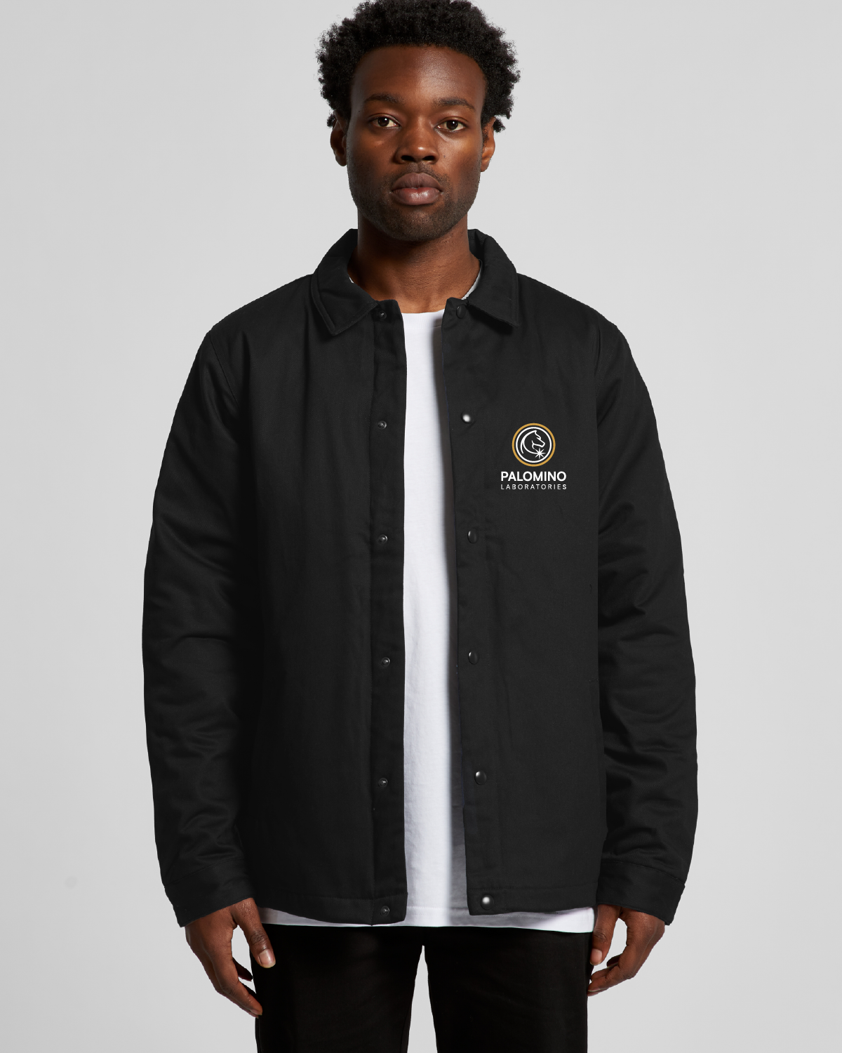 The Work Jacket - Black - Palomino Labs - Embroidered Left Chest