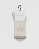The Daily Pilates 3/4 Crew Sock - Off White