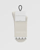 The Daily Pilates  3/4 Crew Sock - Tan - Ruffle