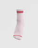 The 1/2 Crew Sock - Pink - Neighborhood Barre - Stripes - Lava - Text Logo - EMB - Lava Bodyrok - Circle Grip - Lava