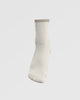 The Daily Pilates 3/4 Crew Sock - Off White