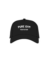 The Trucker Hat - Black - Pure Gym - College Logo - White