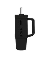 The Tumbler Cup - Black - Pure Gym - Main Logo - Tone on Tone