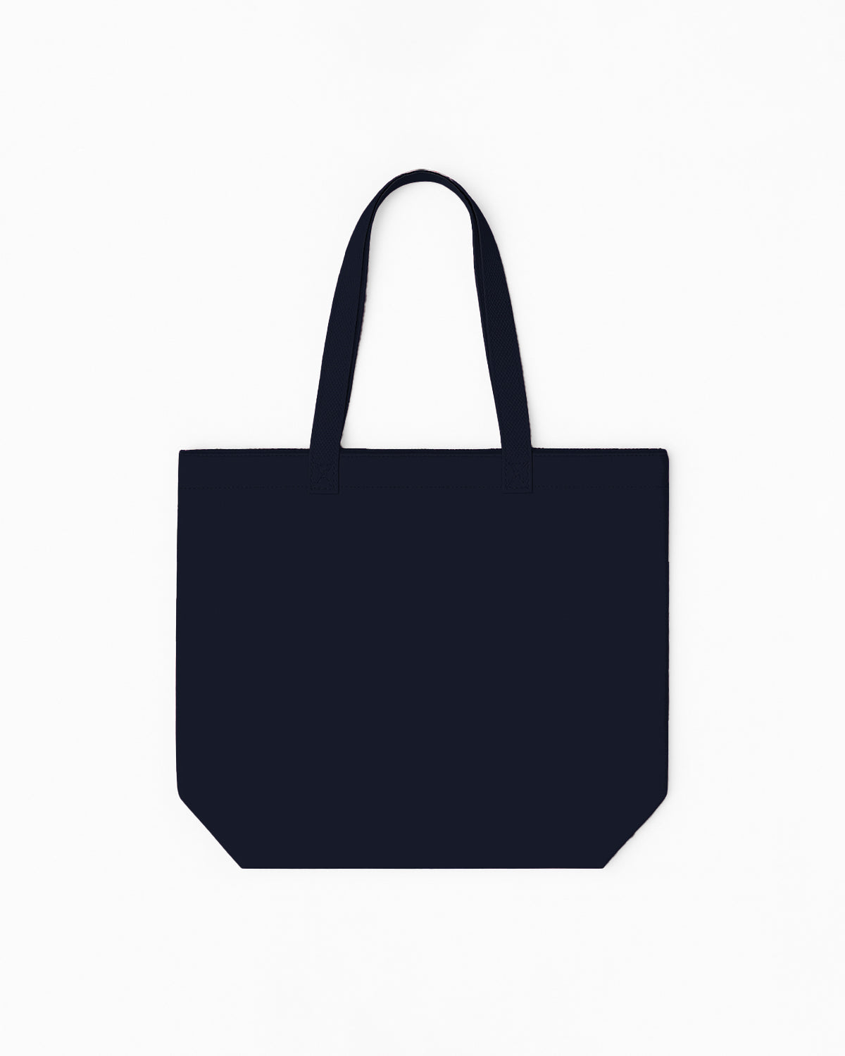 The Tote Bag - Black - Bare Pilates - Center - Back - Printed - White