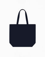 The Tote Bag - Black - Bare Pilates - Center - Back - Printed - White