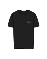 The Womens Tee - Black - The Sugaring Place - Left Chest - White