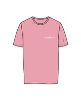 The Womens Tee - Bubblegum - The Sugaring Place - Left Chest - White